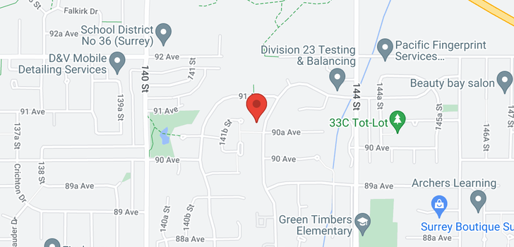 map of 9057 142A STREET